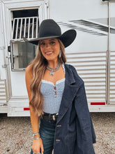 Load image into Gallery viewer, The Dark Denim Blazer - best seller