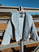 Load image into Gallery viewer, The Quilted Denim Coat
