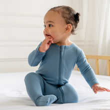 Load image into Gallery viewer, Baby Bamboo Pajamas w/ DreamCuffs®