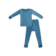 Load image into Gallery viewer, Toddler/Kids Bamboo Pajamas - Ocean Blue