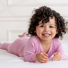 Load image into Gallery viewer, Toddler/Kids Bamboo Pajamas - Misty Mauve