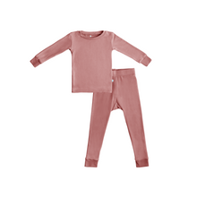 Load image into Gallery viewer, Toddler/Kids Bamboo Pajamas - Dusty Rose
