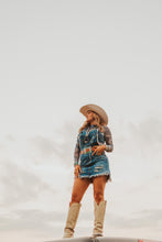 Load image into Gallery viewer, The Denim Mesh Top