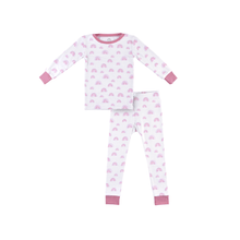 Load image into Gallery viewer, Toddler/Kids Bamboo Pajamas - Pink Rainbow