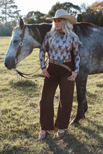 Load image into Gallery viewer, The Lace Top - Brown