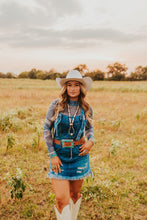 Load image into Gallery viewer, The Denim Mesh Top