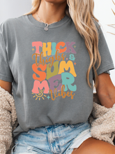 Load image into Gallery viewer, Thick Thighs And Summer Vibes Graphic