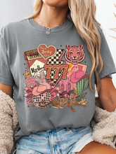 Load image into Gallery viewer, Lucky Western Cowgirl Graphic Tee