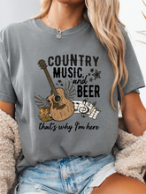 Load image into Gallery viewer, Country Music And Beer Graphic