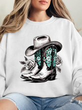 Load image into Gallery viewer, Dusty Boots Collection Grey Graphic