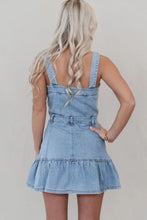 Load image into Gallery viewer, PREORDER: Naomi Square Neck Denim Dress