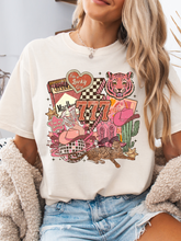Load image into Gallery viewer, Lucky Western Cowgirl Graphic Tee