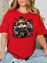 Load image into Gallery viewer, Work Hard, Moo Hard Graphic