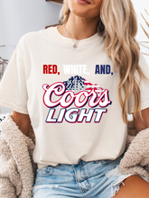 Load image into Gallery viewer, Red White And Coors Light Graphic