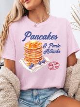 Load image into Gallery viewer, Pancakes and Panic Attacks Graphic