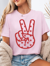 Load image into Gallery viewer, Star Peace Sign Graphic Tee