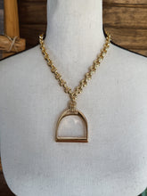 Load image into Gallery viewer, The Stirrup Necklace - Gold
