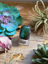 Load image into Gallery viewer, MJ Ring - Rectangle Turquoise Ring