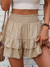 Load image into Gallery viewer, PREORDER: Gabriella Smocked Layered Shorts