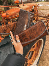 Load image into Gallery viewer, The Hazy Elva Wallet (Brown Leather ) a Haute Southern Hyde by Beth Marie Exclusive