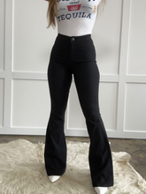 Load image into Gallery viewer, Fiona High Waisted Bell Bottom Flare Jeans - Black