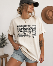 Load image into Gallery viewer, Cowboy Up Western Graphic Tee