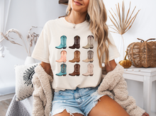 Load image into Gallery viewer, Cowgirls &amp; Cosmos Graphic Tee