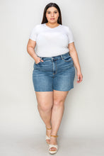 Load image into Gallery viewer, Bethany Judy Blue High Waisted Denim Shorts