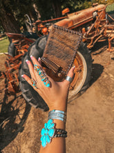 Load image into Gallery viewer, The Hazy Ryder Card Holder (Brown Leather) a Haute Southern Hyde by Beth Marie Exclusive