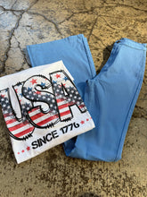 Load image into Gallery viewer, All American Flare Bundle (1 Fiona Flares + 1 Graphic Tee)
