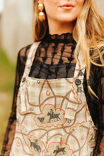 Load image into Gallery viewer, The Gingham Cowboy Romper