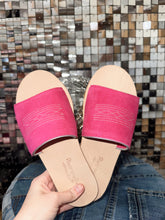 Load image into Gallery viewer, The Boot Stitch Pink Rough Out Sandals size 10