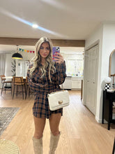 Load image into Gallery viewer, Crisp Breeze Oversized Plaid Flannel Shirt