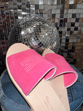 Load image into Gallery viewer, The Boot Stitch Pink Rough Out Sandals size 10