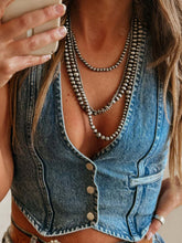 Load image into Gallery viewer, PREORDER: Roscoe Button Up Denim Top