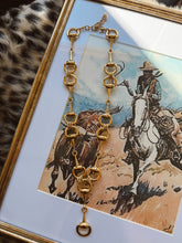 Load image into Gallery viewer, The Snaffle Bit Lariat Necklace - Gold