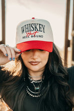Load image into Gallery viewer, Whiskey Bent Hell Bound Trucker Hat