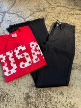 Load image into Gallery viewer, All American Flare Bundle (1 Fiona Flares + 1 Graphic Tee)