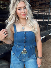 Load image into Gallery viewer, The Lenny Denim Top