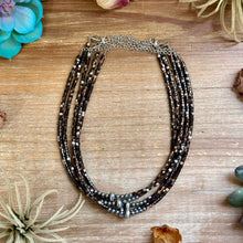 Load image into Gallery viewer, 14-Inch Dyed Brown Shell Choker