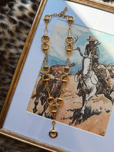 Load image into Gallery viewer, The Snaffle Bit Lariat Necklace - Gold