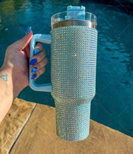 Load image into Gallery viewer, Solid Rhinestone Tumblers