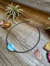 Load image into Gallery viewer, 3 mm Sterling Silver Pearls with Peruvian Opal
