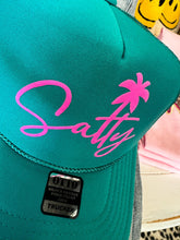 Load image into Gallery viewer, Salty Trucker Hat - PUFF print