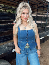 Load image into Gallery viewer, The Lenny Denim Top