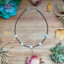 Load image into Gallery viewer, Freshwater Star Necklace – Sterling Silver Pearls