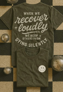 Recover loudly front & back - Multiple Styles