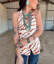 Load image into Gallery viewer, The Taupe Zebra Halter Top