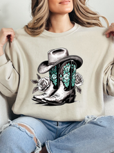 Load image into Gallery viewer, Dusty Boots Collection Grey Graphic