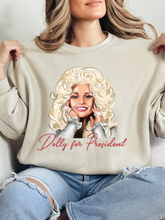 Load image into Gallery viewer, Dolly For President Graphic